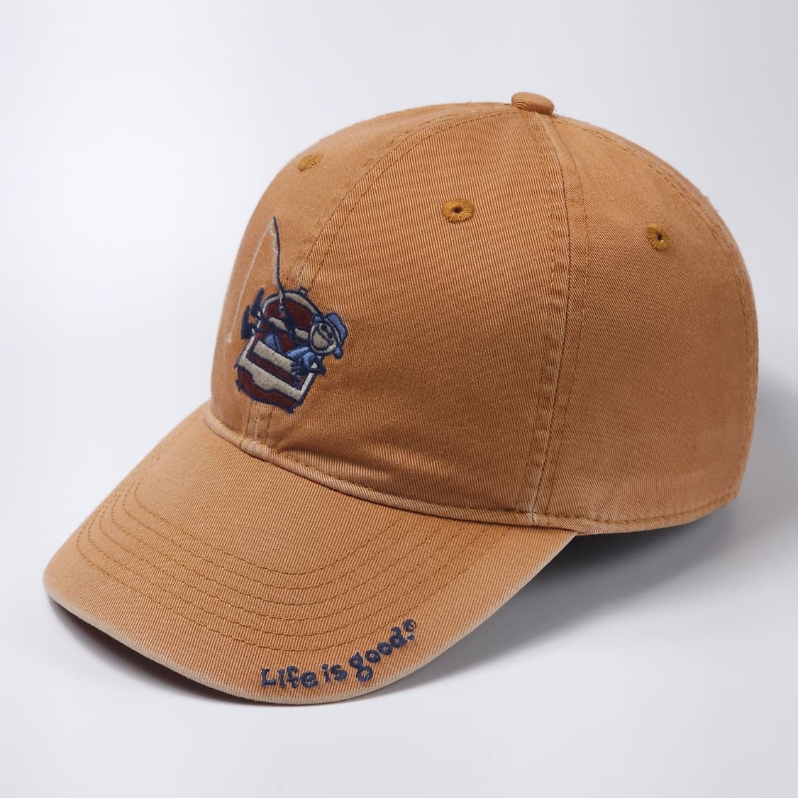 라이프이즈굿 오렌지 아메리칸 빈티지 볼캡 모자 상품이미지2