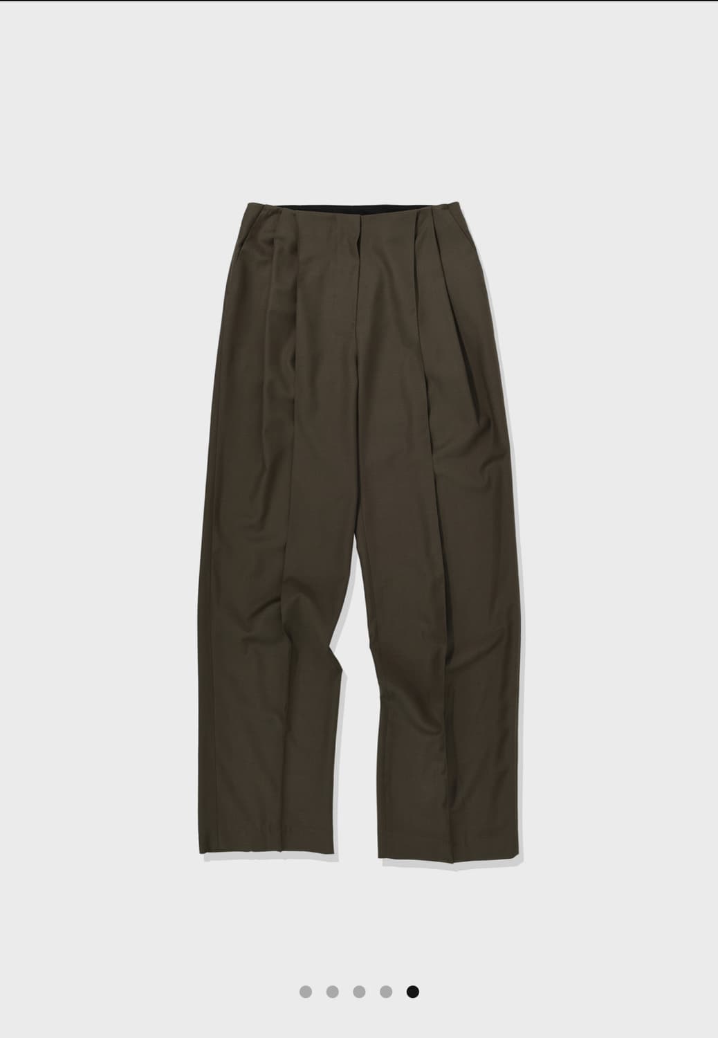 low rise trouser - khaki 상품이미지9