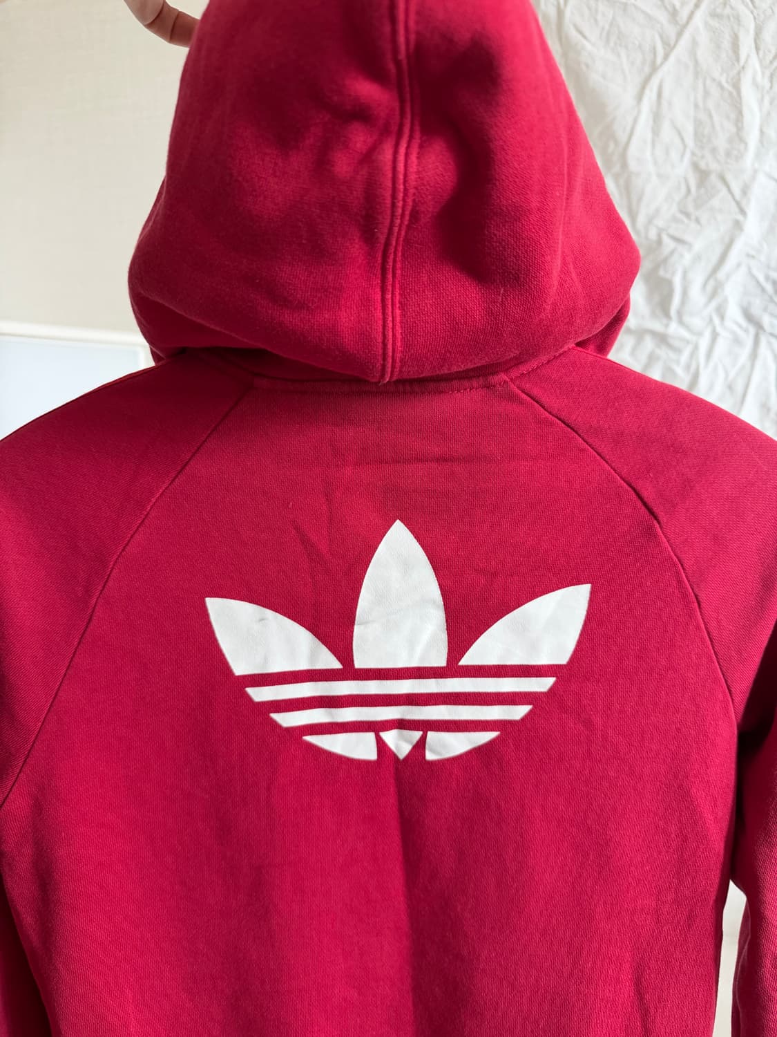 아디다스 레드 걸스 집업 상품이미지5