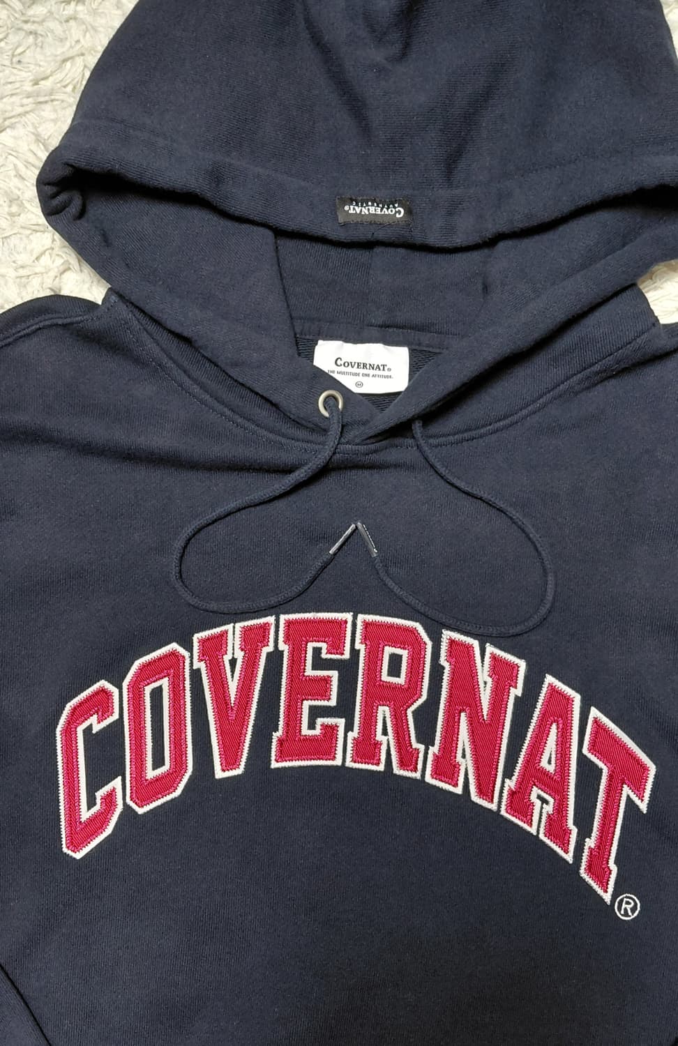 커버낫 네이비 후드티 M(95) 상품이미지3