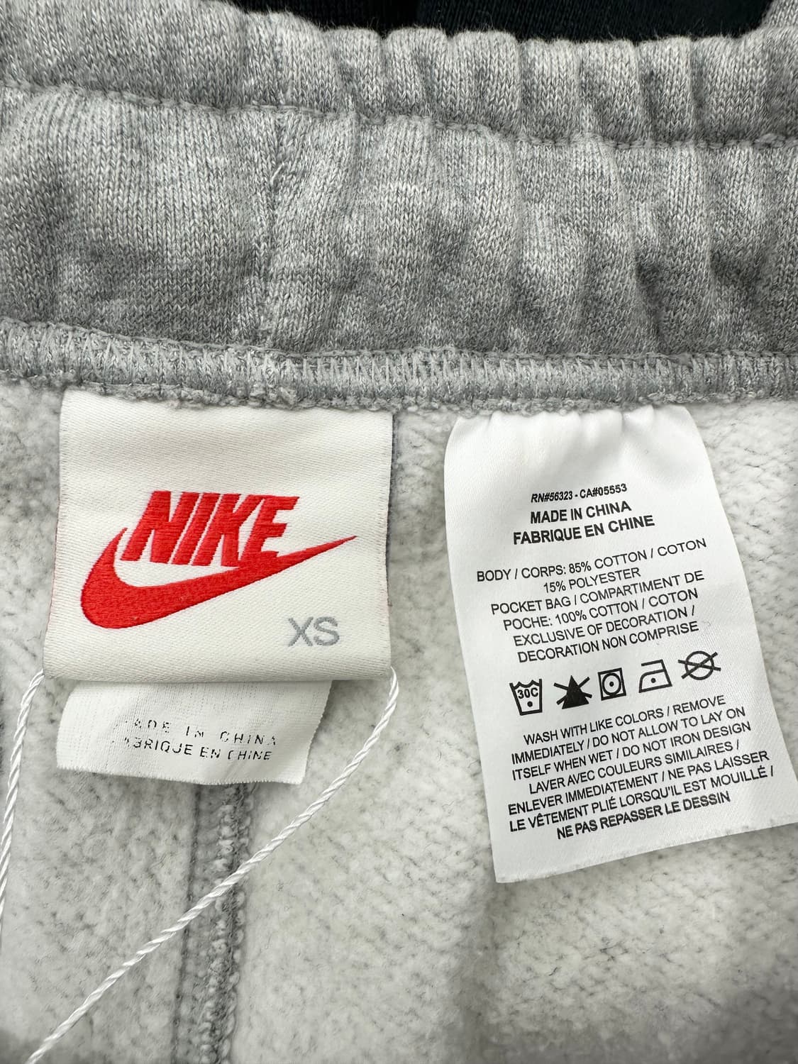 나이키 x 스투시 NRG ZR 플리스 팬츠 헤더 그레이 상품이미지4