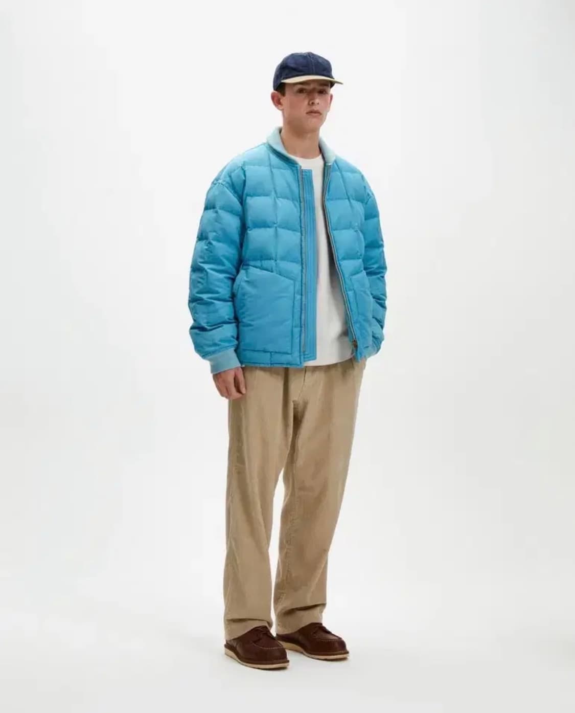 카키스 하이랜드 다운 자켓 (스카이) 상품이미지3