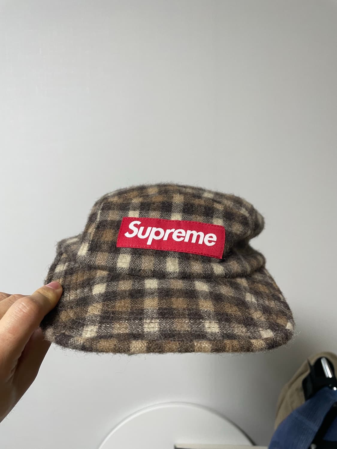 슈프림 울 캠프캡(영국 직접 구매 영수증 첨부) 상품이미지1