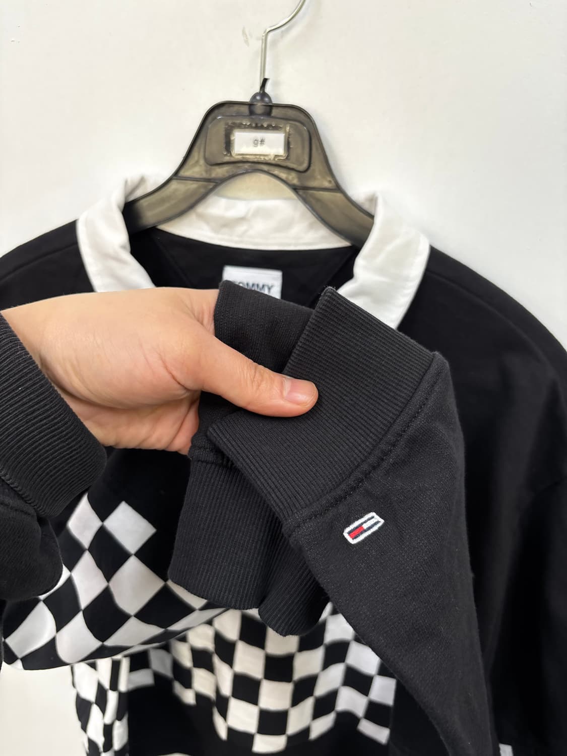 타미힐피거 카라 크롭 티셔츠 상품이미지4