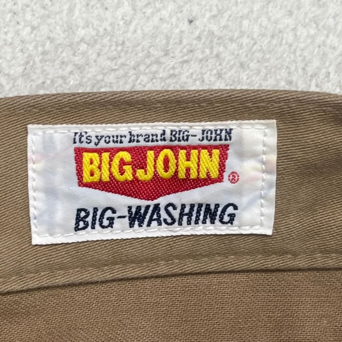  BIG JOHN코튼팬츠 브라운 W 32 L 33 상품이미지4