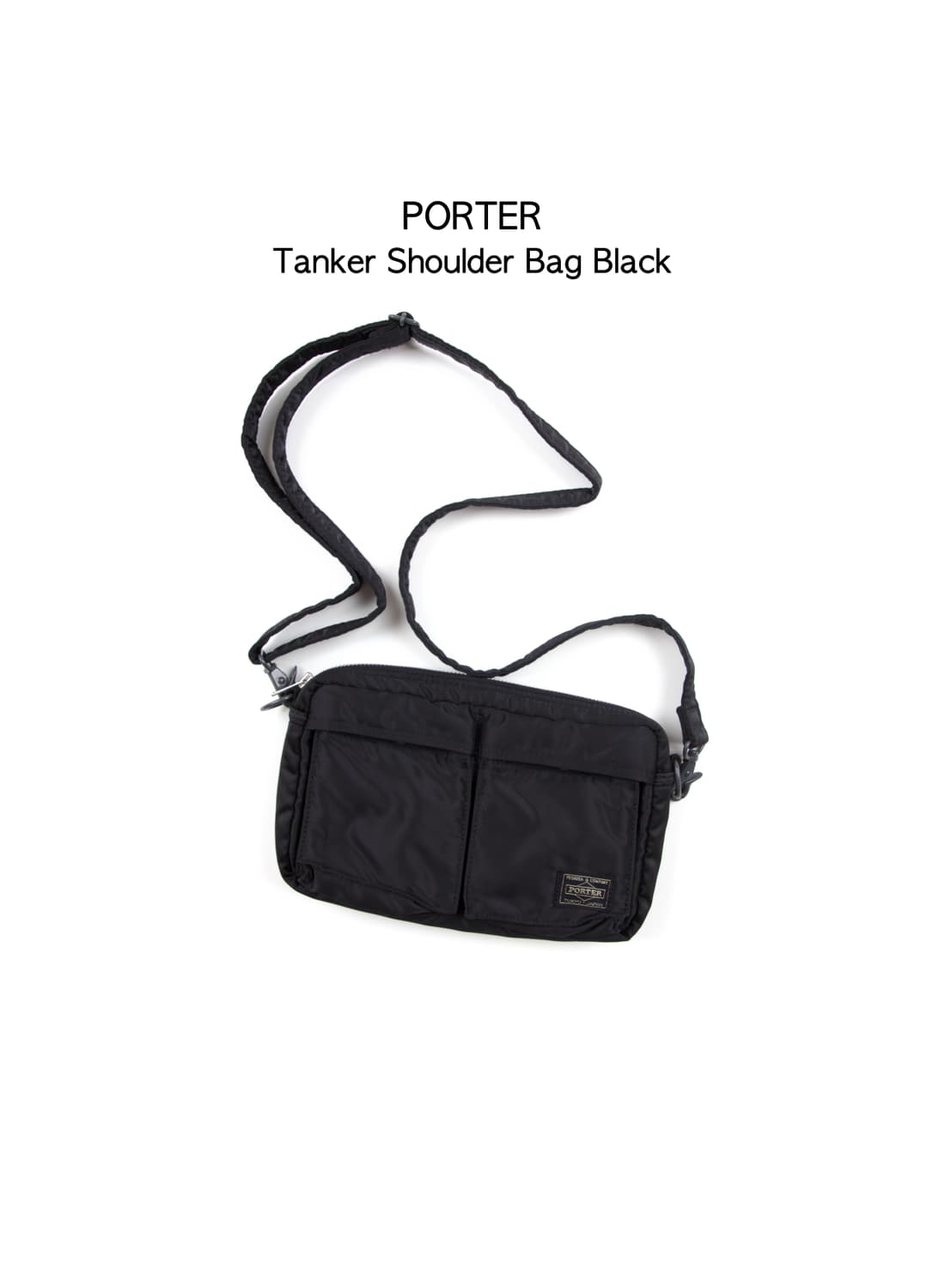 Porter 탱커 숄더백 블랙 상품이미지1