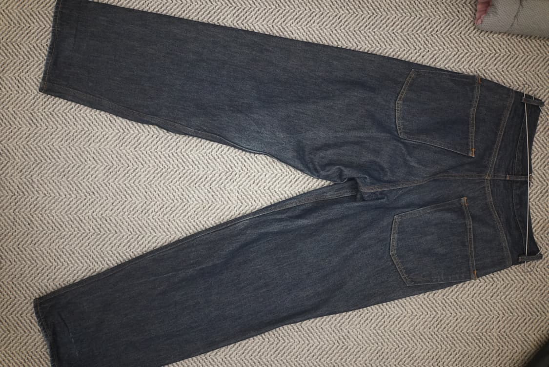 오라리 하드트위스트 와이드 데님 팬츠 인디고 상품이미지6