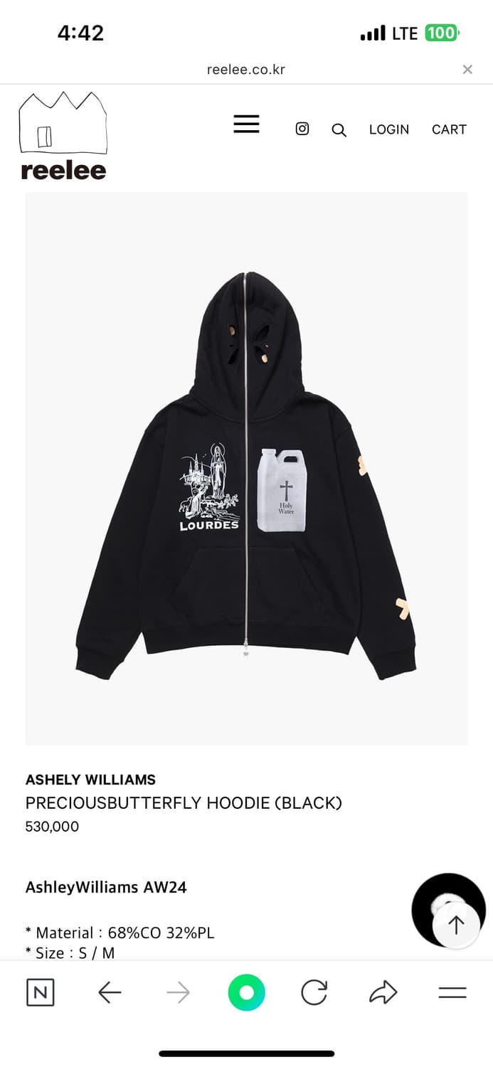 ASHELY WILLIAMS 후드집업 상품이미지1