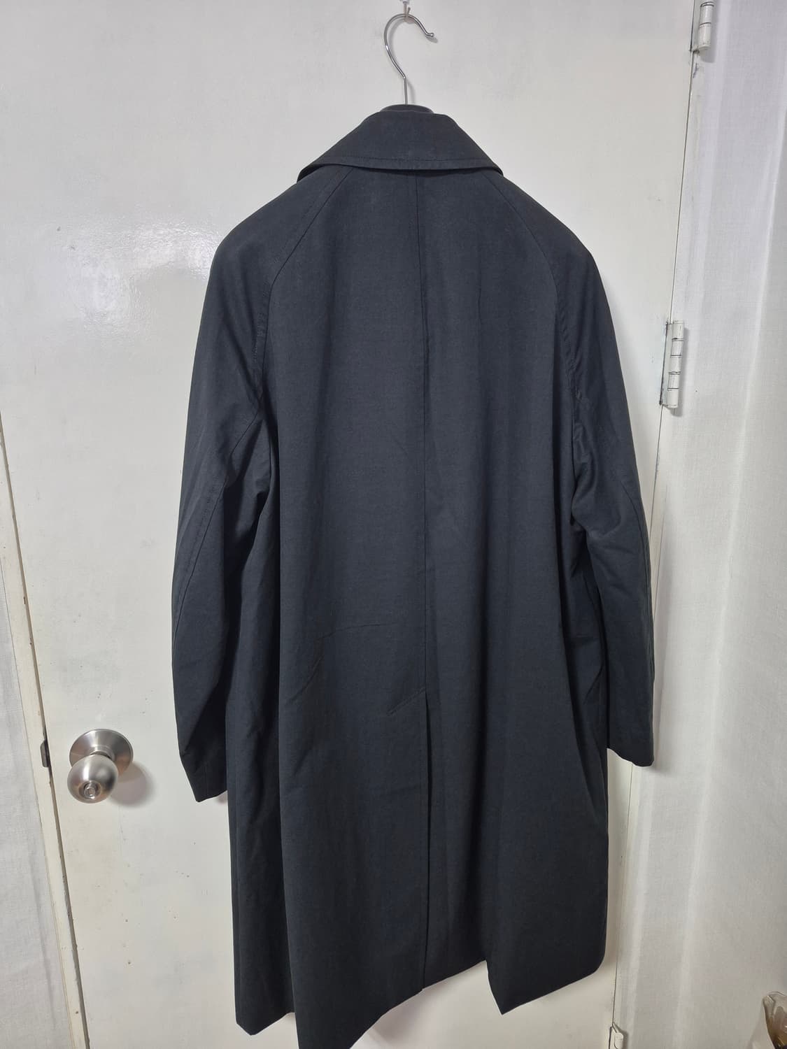 26S커스텀멜로우 Black Cotton Balmaccan Coat 코트 상품이미지6