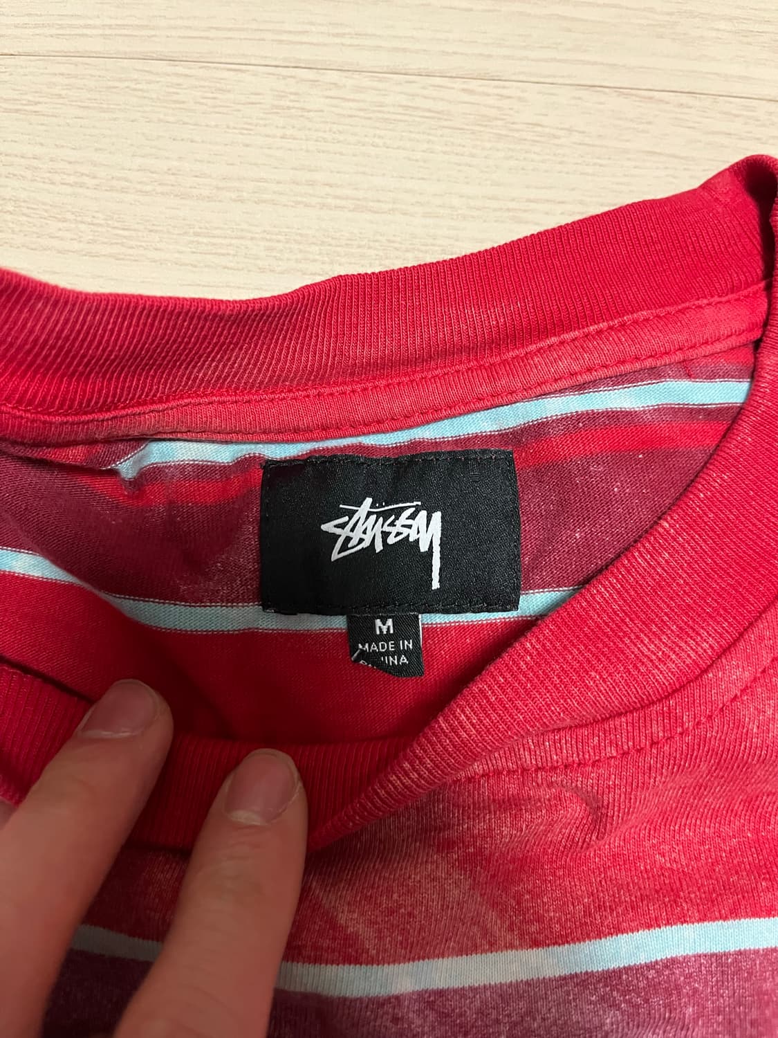 Stussy bleach stripe 상품이미지2