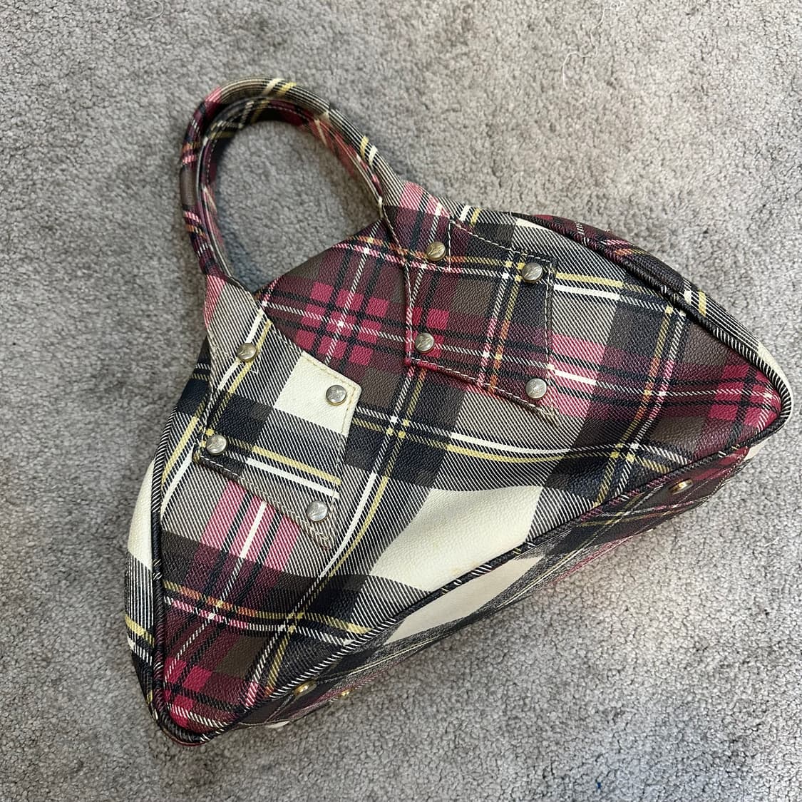 비비안웨스트우드 더비 타탄 야스민 토트백S 상품이미지10