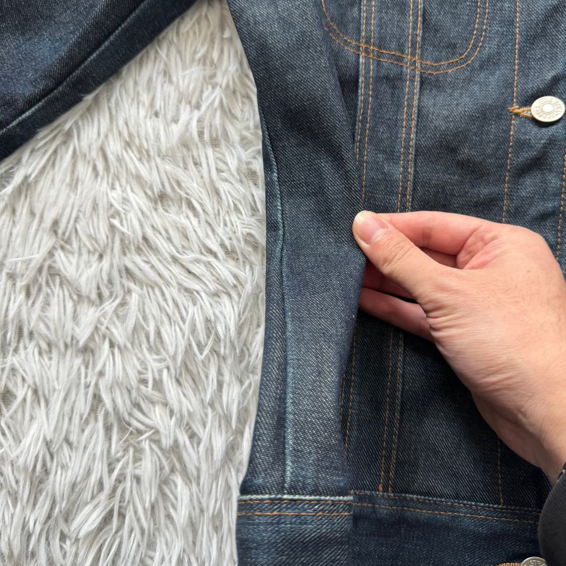 SHREWG 일본빈티지 데님 자켓 니들스맛 청자켓 캐피탈맛 M 39 상품이미지8