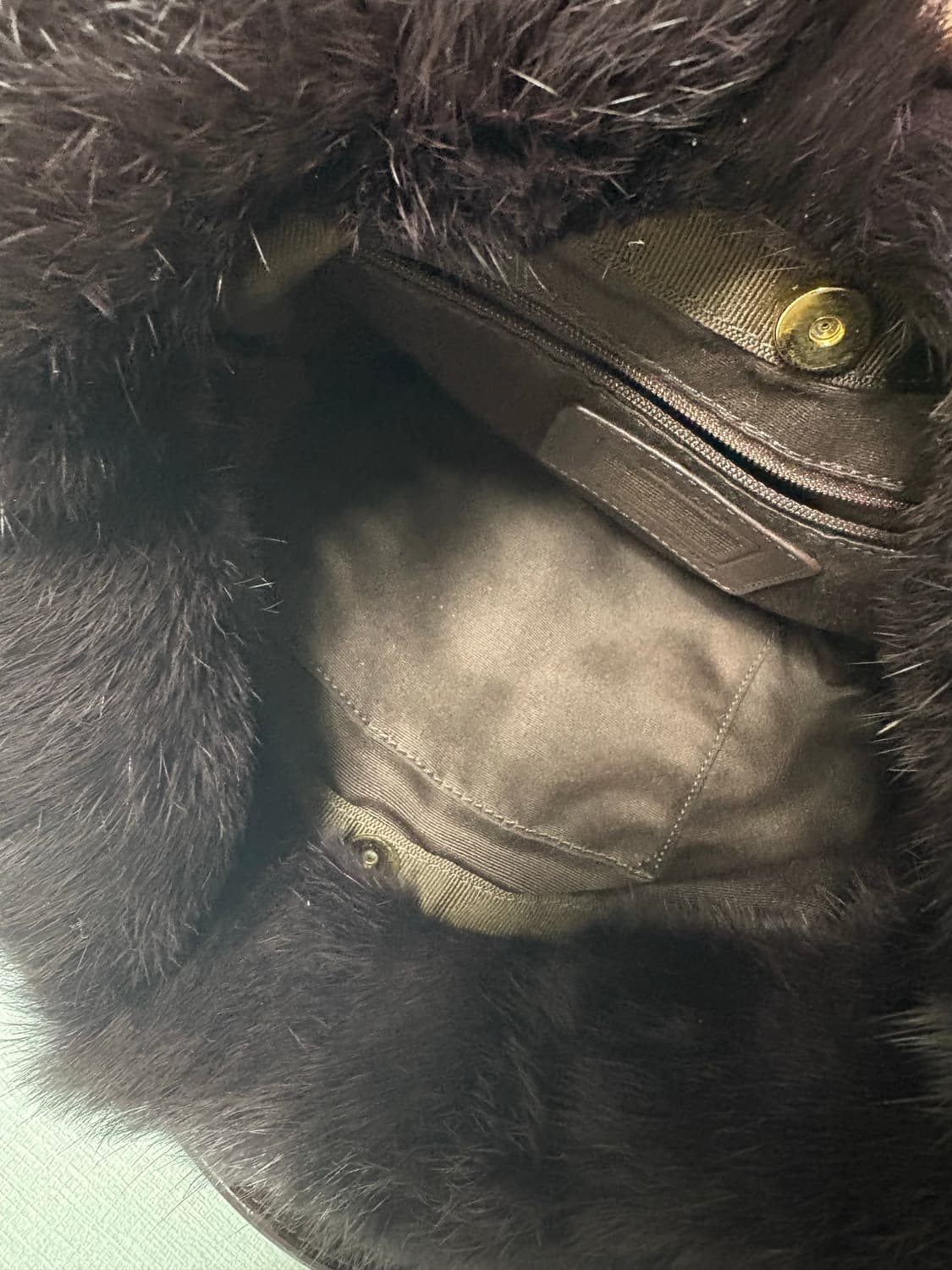 Coach fur shoulder bag 코치 퍼 숄더백 코치 패딩백 상품이미지5