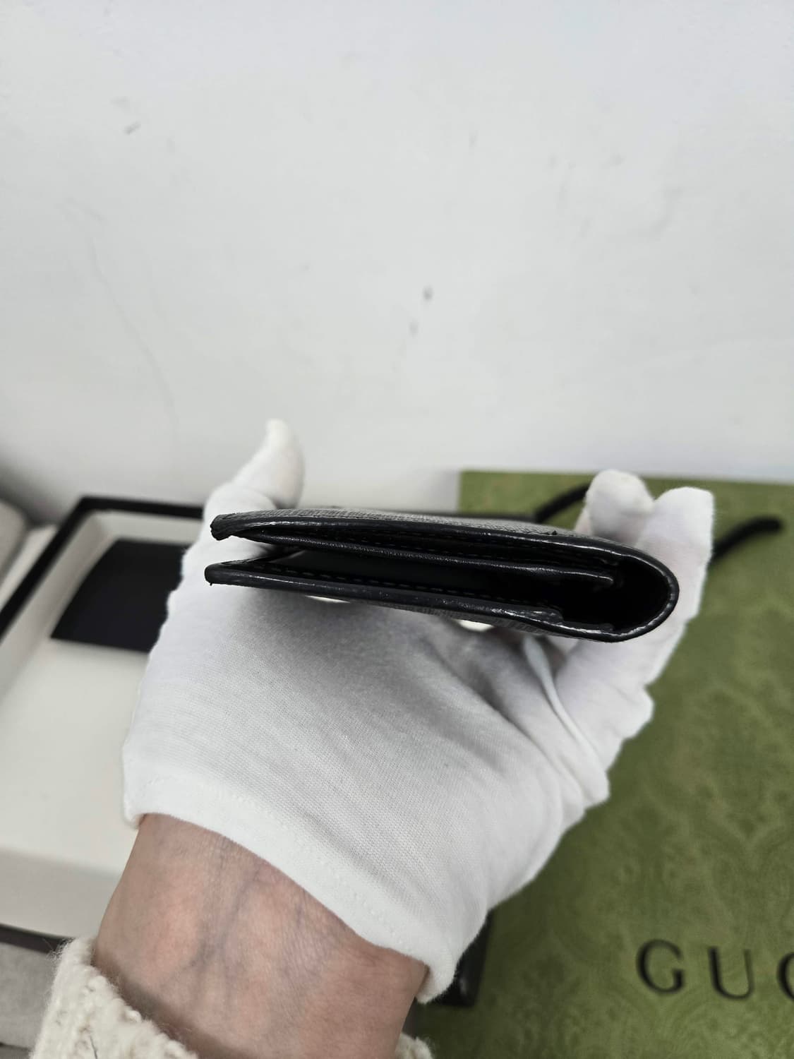 [정품 보증서] 구찌 웹삼선 장지갑 상품이미지2