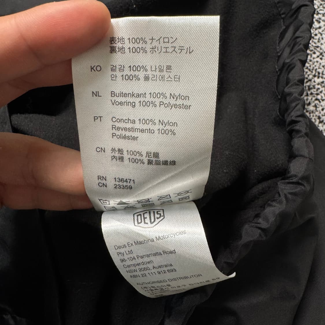 Name : 데우스 빈티지 스크레치 디테일 블랙컬러 코치자켓 :)  상품이미지8