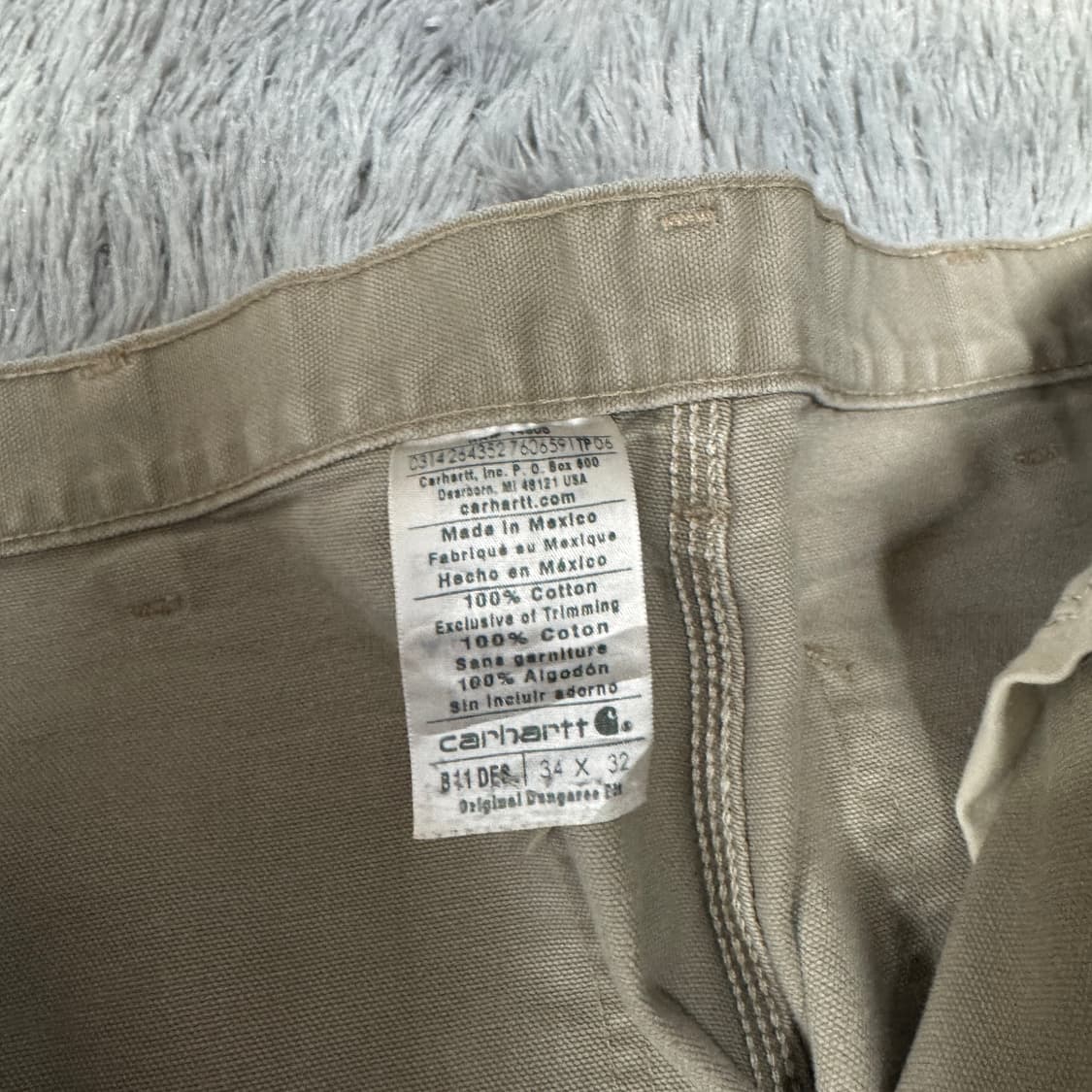 칼하트 더블니 카펜터 워크팬츠 34x32 상품이미지4