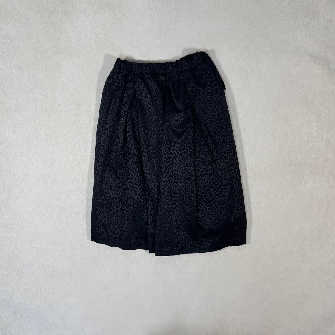 Leopard Print Black Skirt 상품이미지3