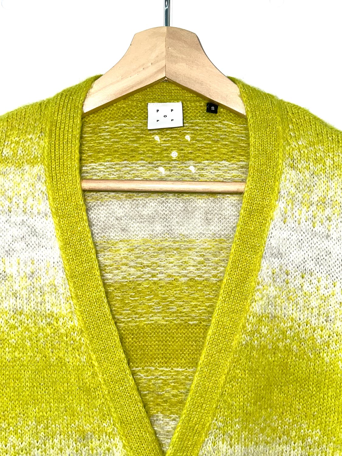 POP TRADING COMPANY 모헤어 스트라이프 가디건 (S, 새상 상품이미지2