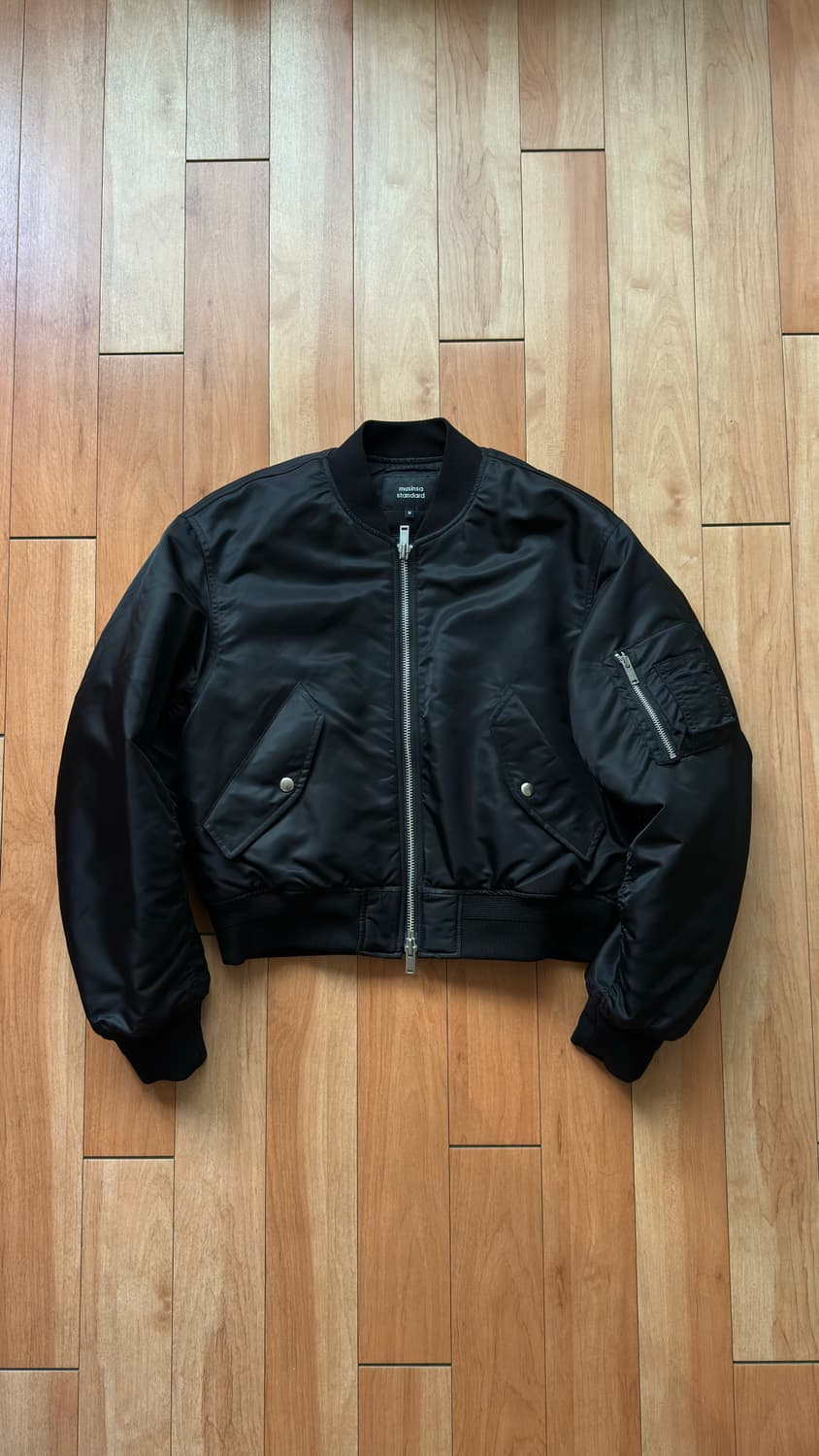 무탠다드 쇼트 크롭 MA-1 사이즈 M 상품이미지1