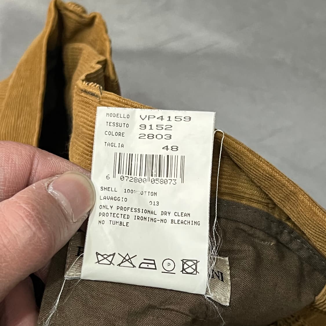  엠포리오 아르마니 코듀로이 팬츠 y15269 상품이미지7