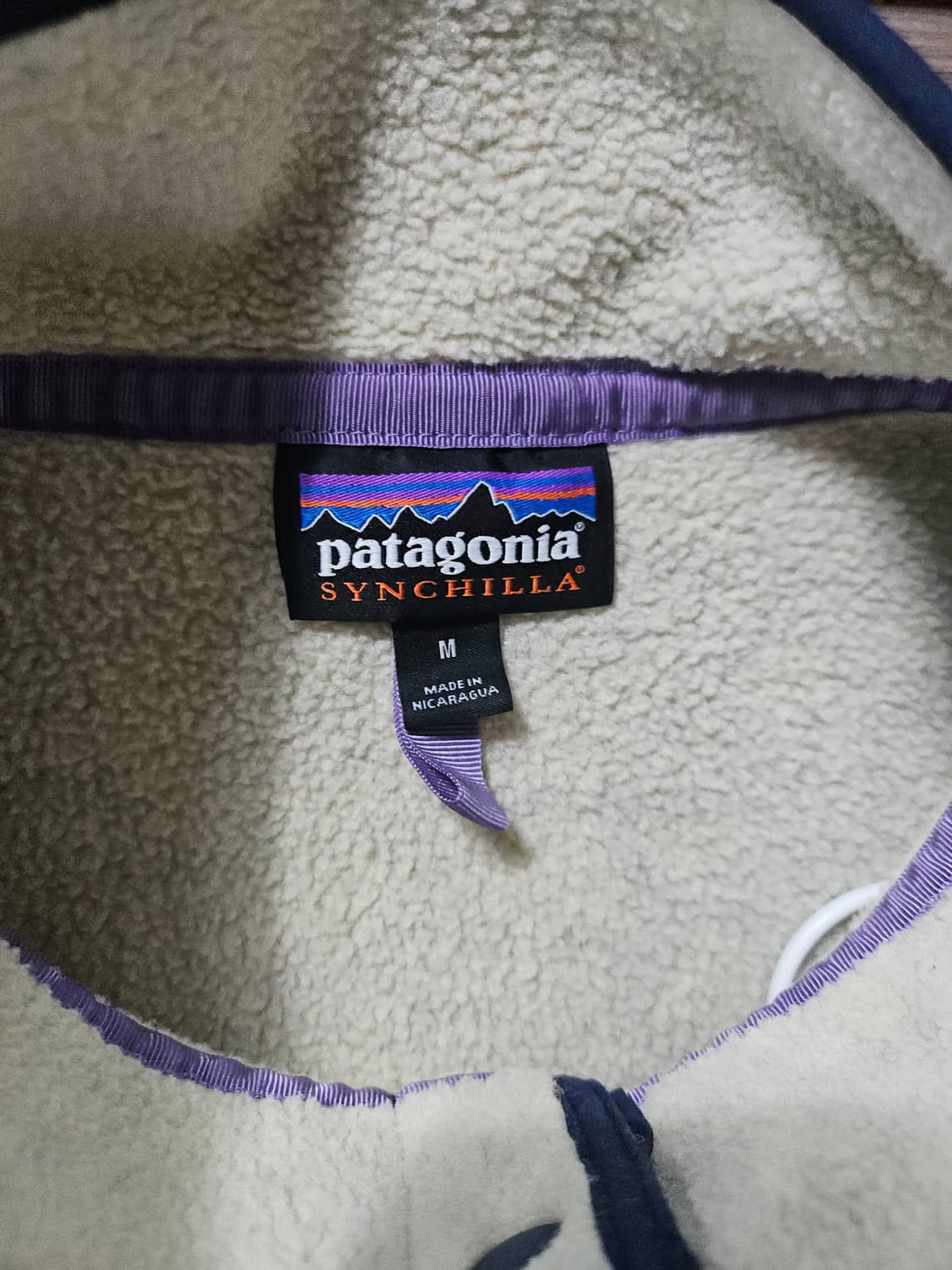 타고니아 신칠라 스냅티 플리스 풀오버 오트밀 헤더M 상품이미지3