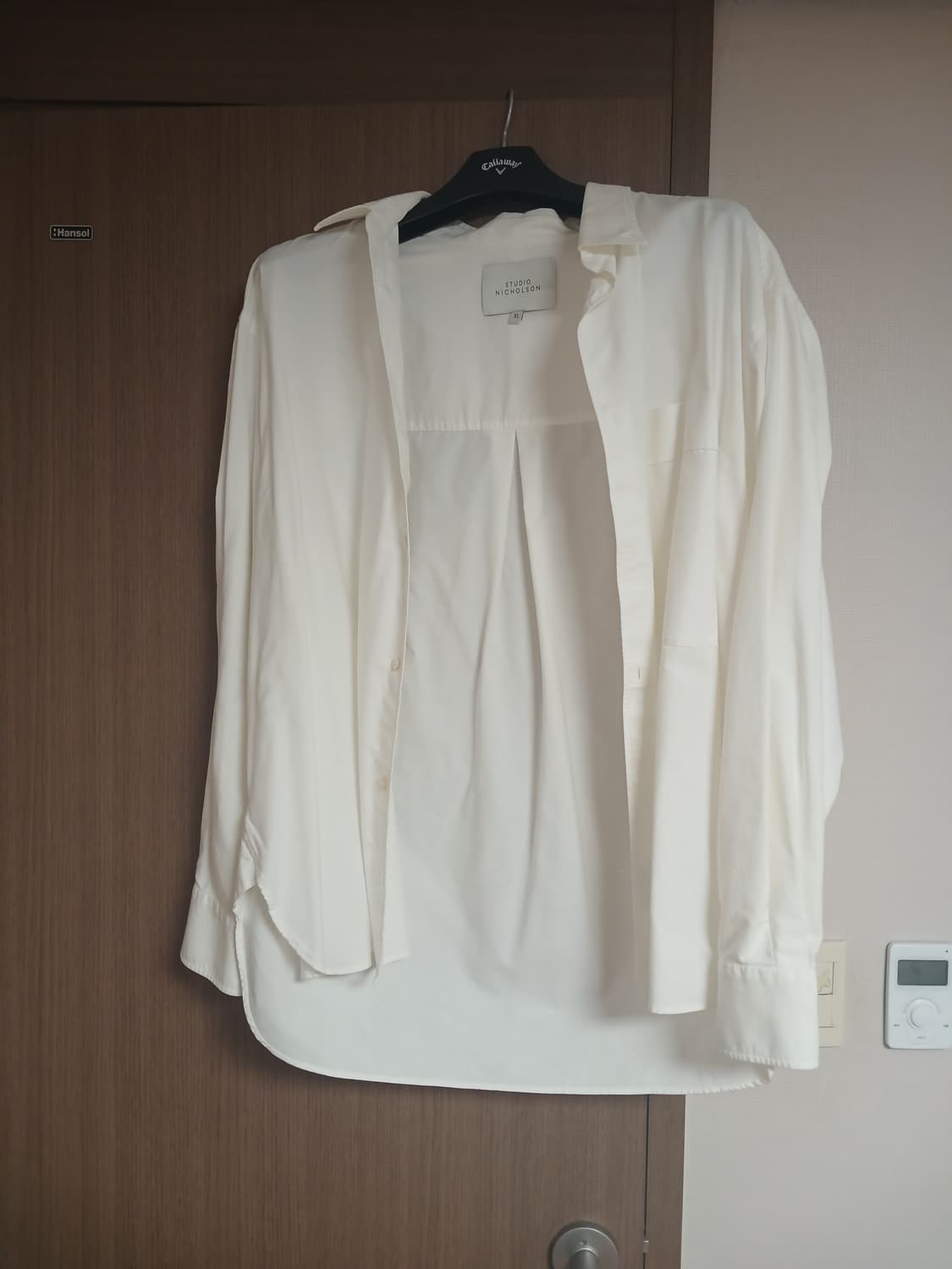 스튜디오 니콜슨 셔츠 화이트 XL 상품이미지4