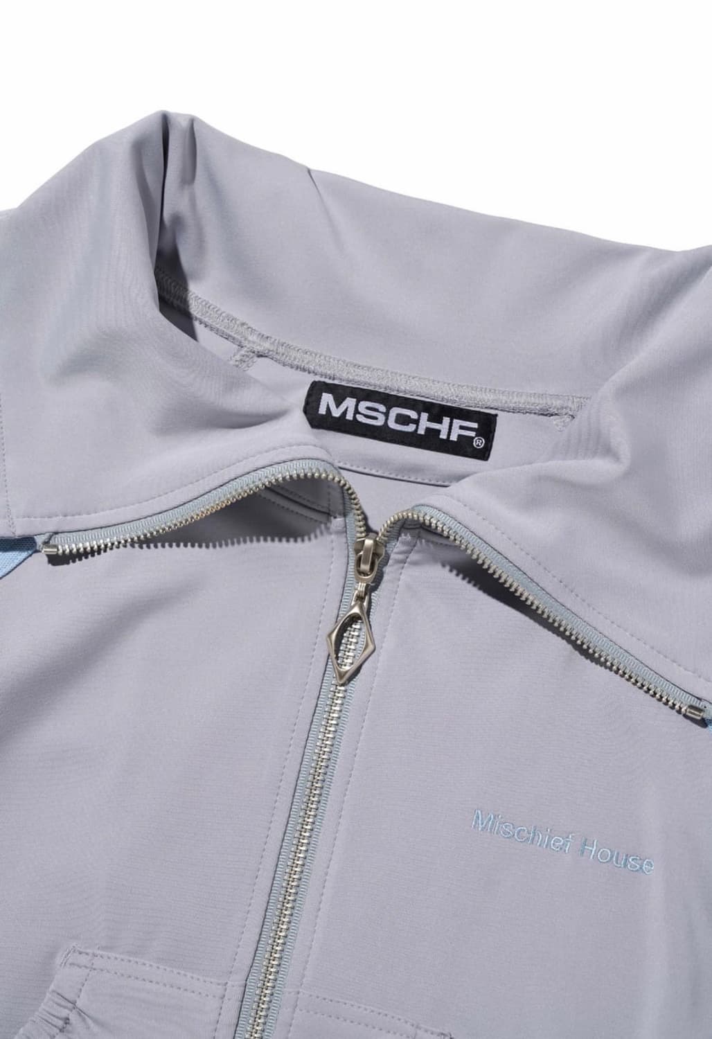 미스치프 메쉬 터틀넥 집업 상품이미지3