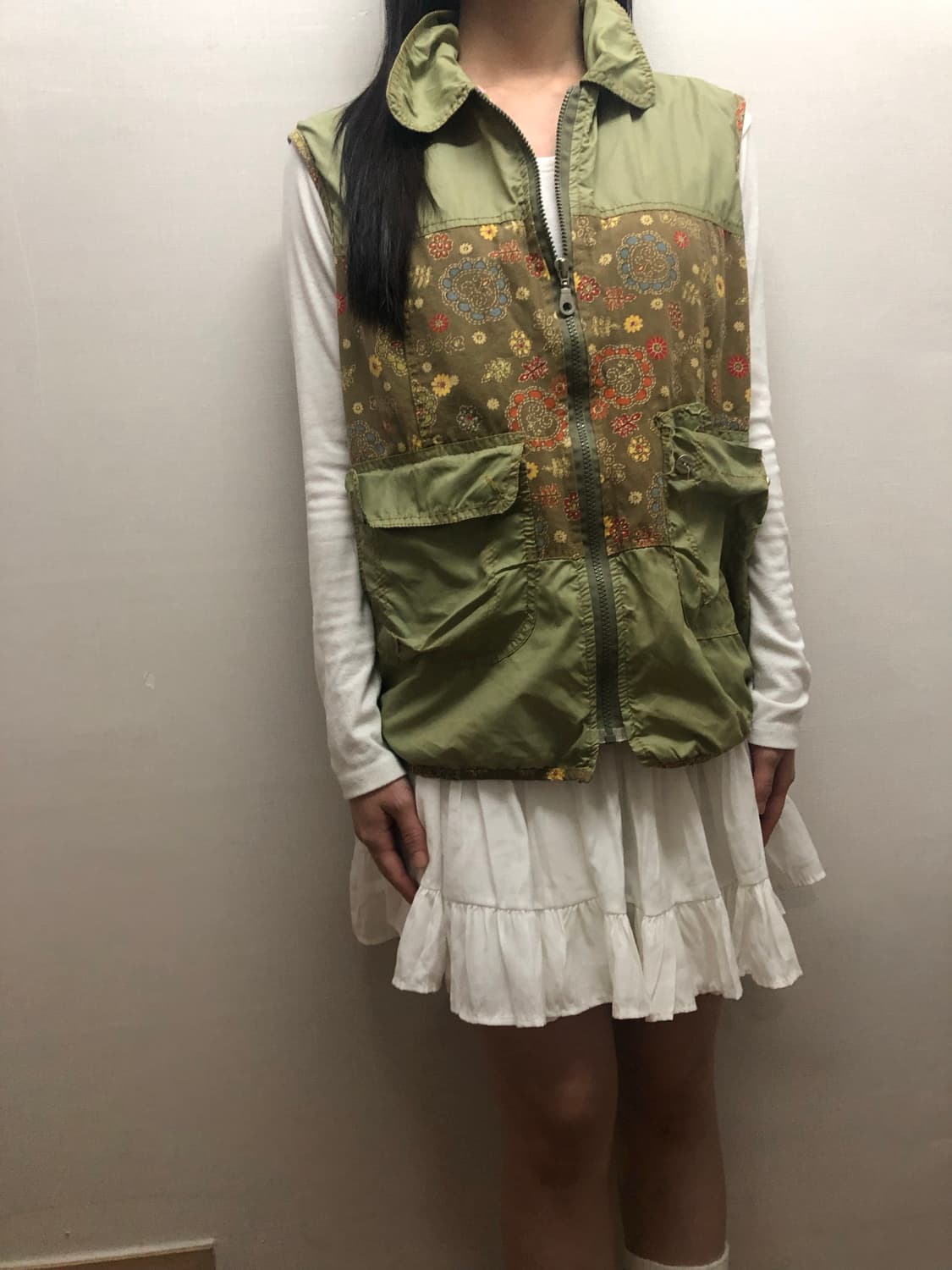 빈티지 카키 모리 베스트 상품이미지8