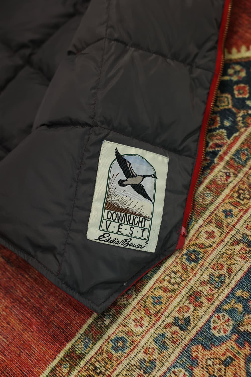 90s 빈티지 에디바우어 다운 베스트 판매 상품이미지8