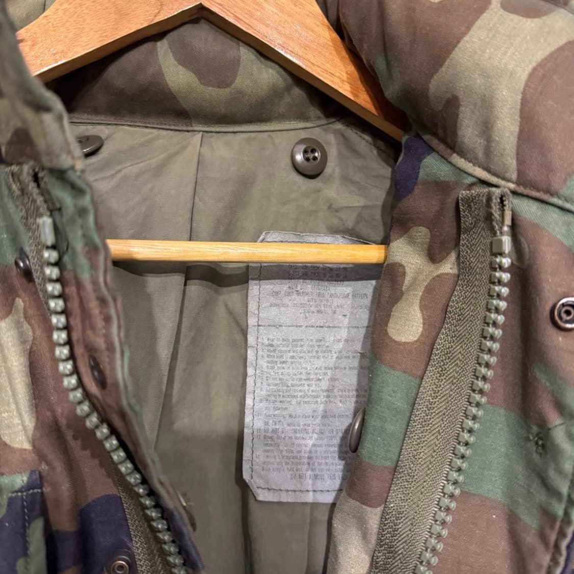 U.S ARMY M65 빈티지 정글 우드랜드 자켓 상품이미지2