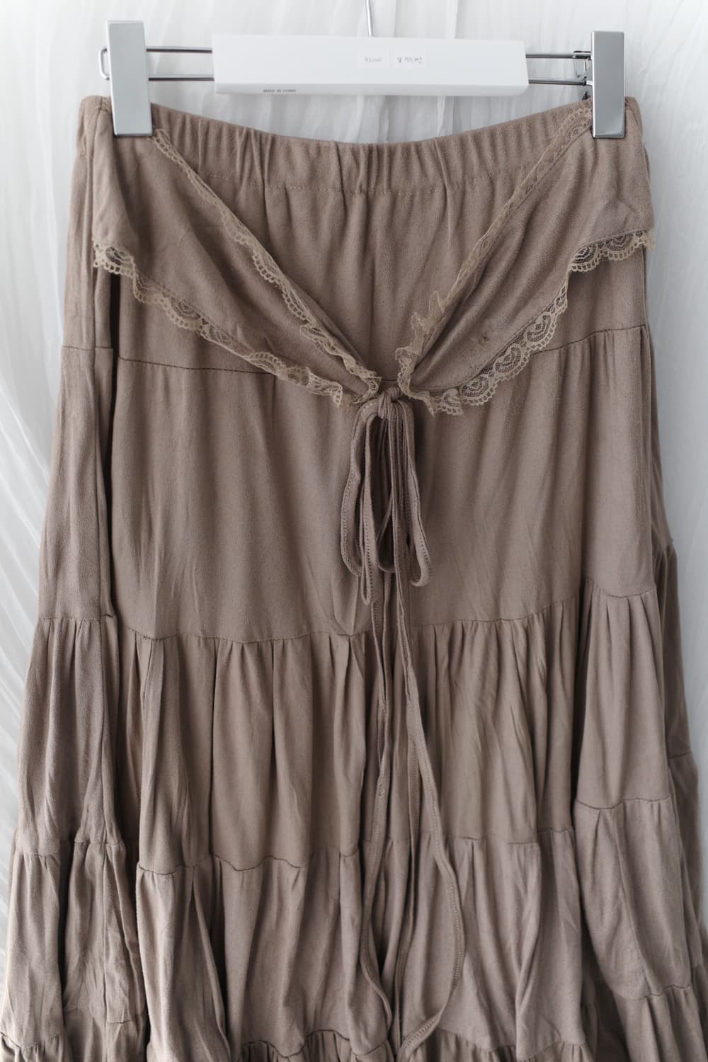 lace shirring skirt  상품이미지3