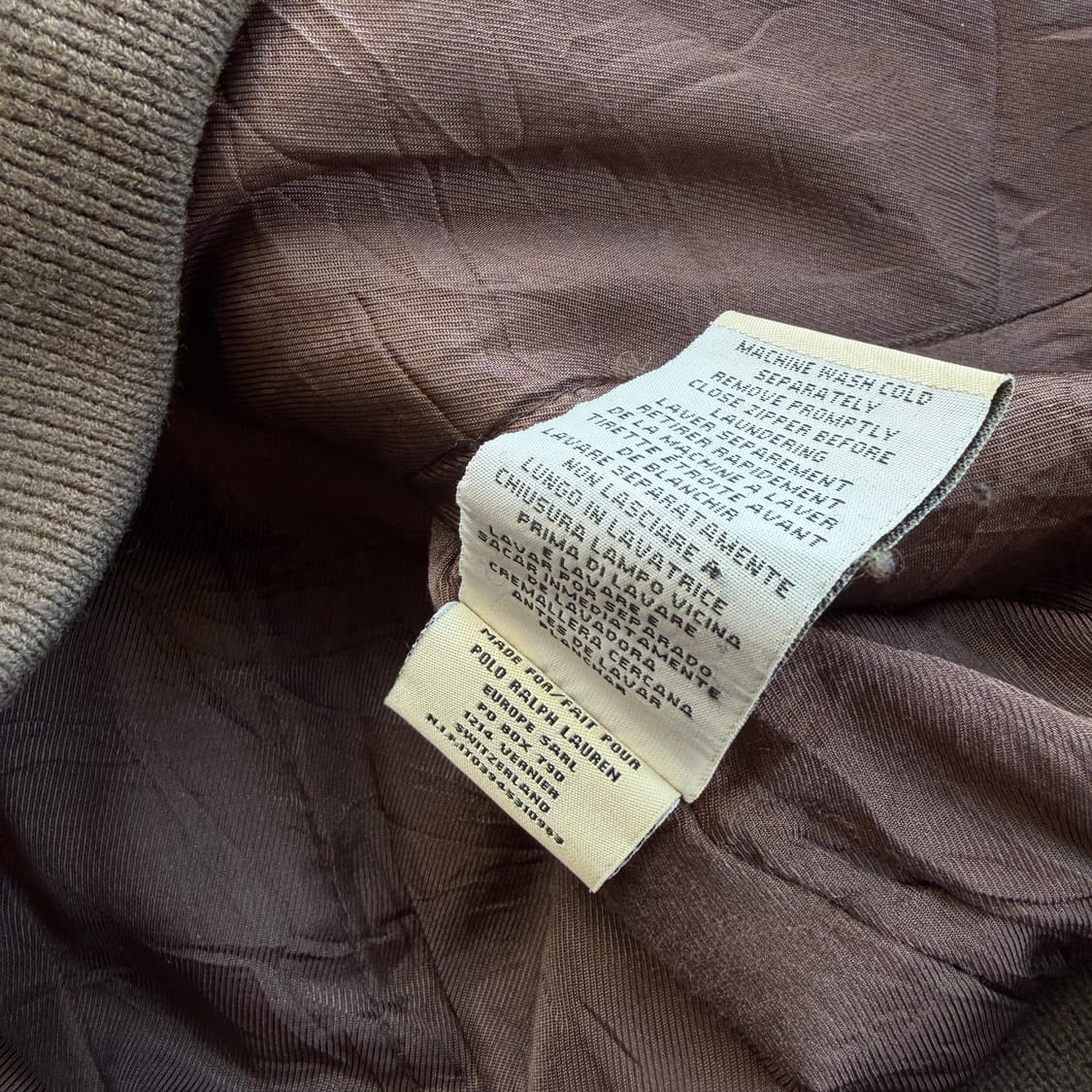 폴로 랄프로렌 플라이트 봄버 자켓 상품이미지9