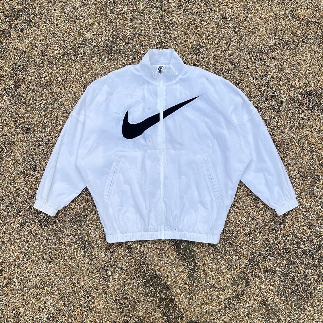 나이키(NIKE) 빅스우시 화이트 에센셜 우븐 바람막이 상품이미지1