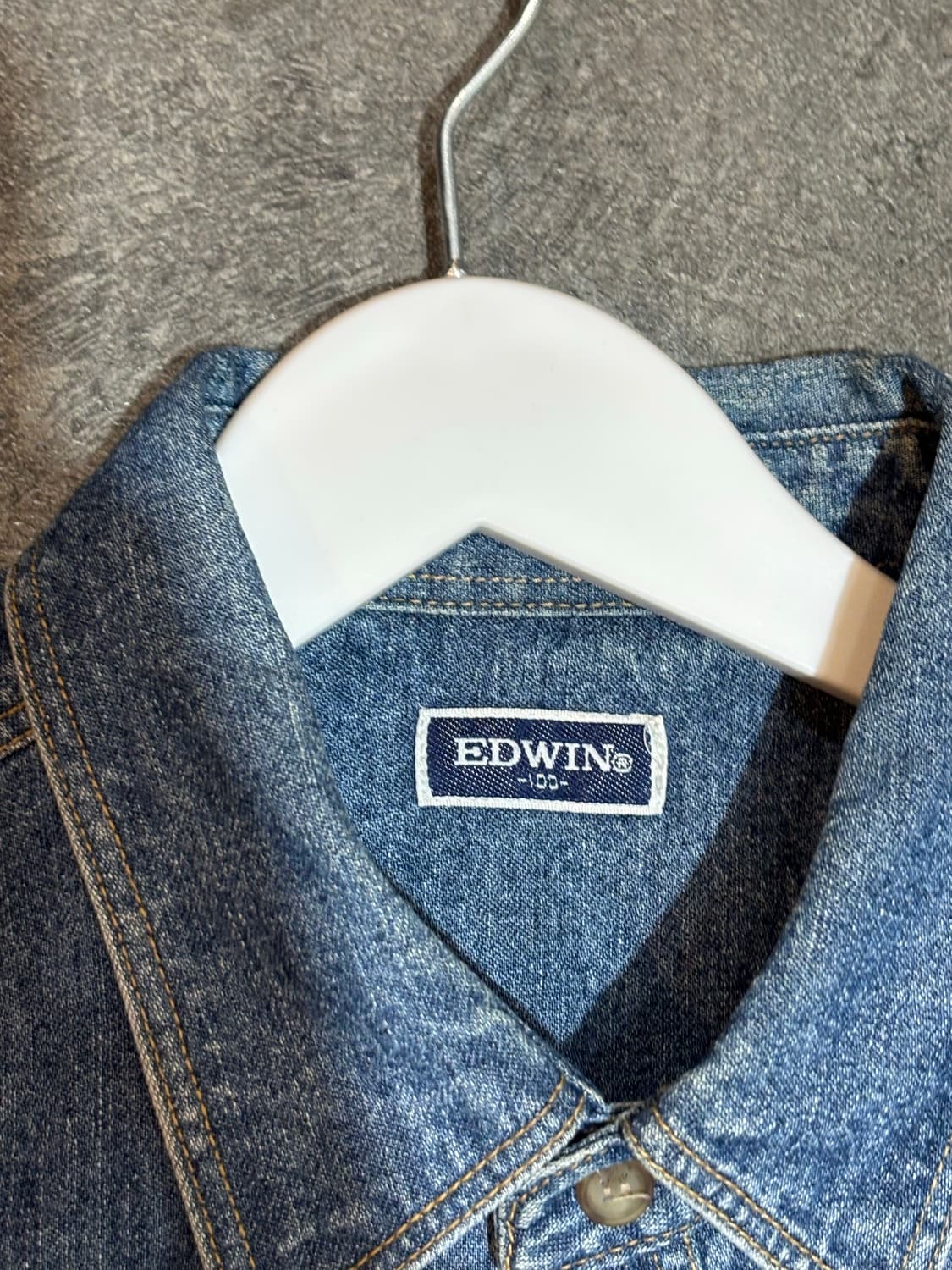 에드윈 EDWIN 데님 셔츠 남방 100사이즈 상품이미지5