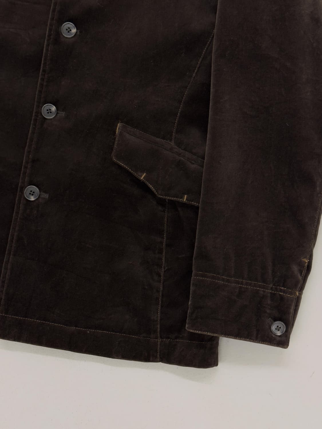 Takeo Kikuchi 프렌치워크 벨벳 자켓 상품이미지5