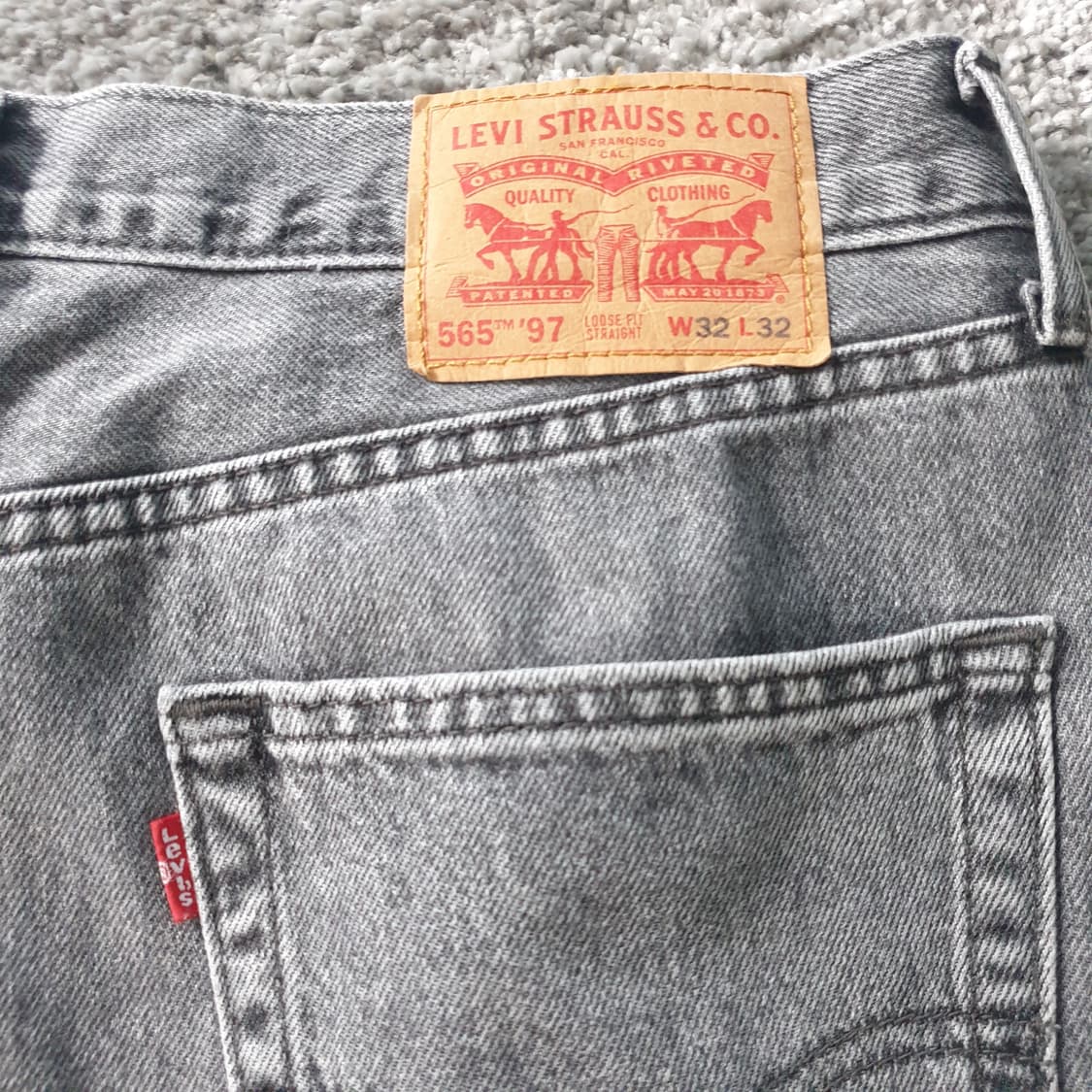 [무료배송] LEVI'S 스트레이트 핏 데님 팬츠 상품이미지2