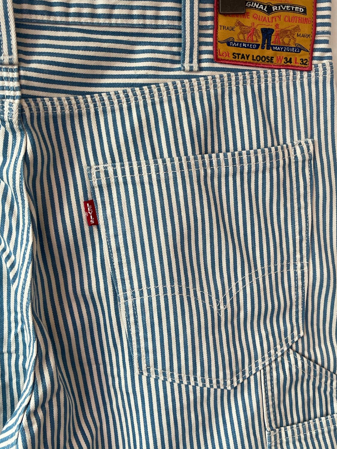 리바이스 568 스테이 루즈핏 카펜터 히코리 스트라이프 상품이미지5