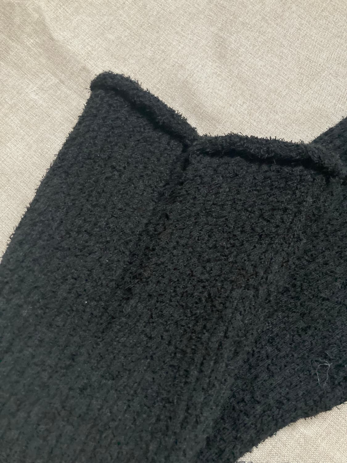 악셀아리가토 레어템 블랙 니트 Tube Rib-Knit Wrap Top 상품이미지6