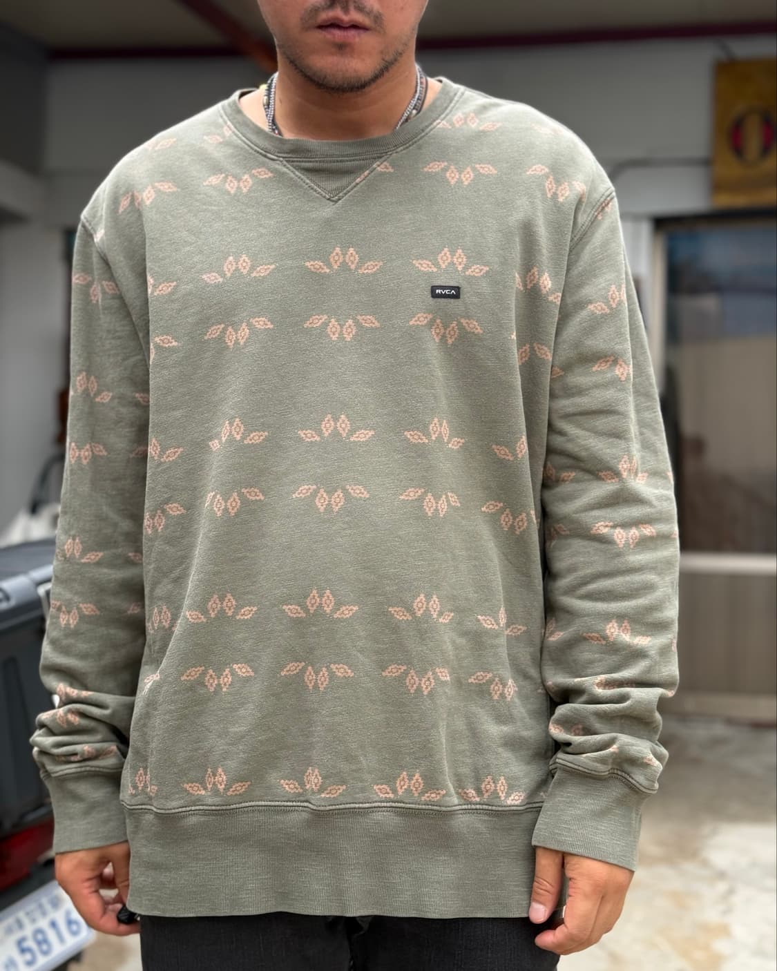 RVCA 올오버 패턴 롱슬리브 XL 상품이미지7