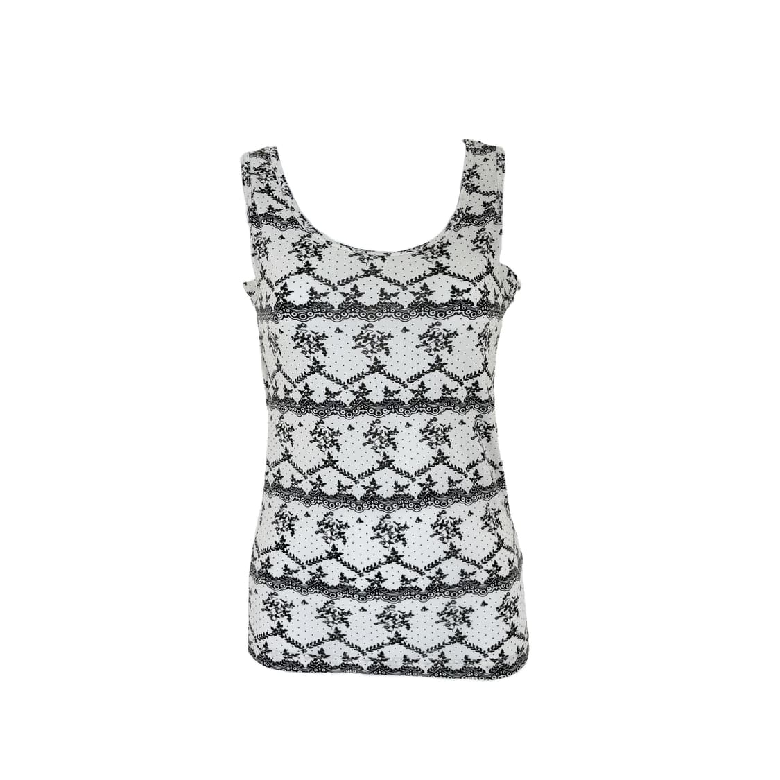 vintage lace print tank top 상품이미지1
