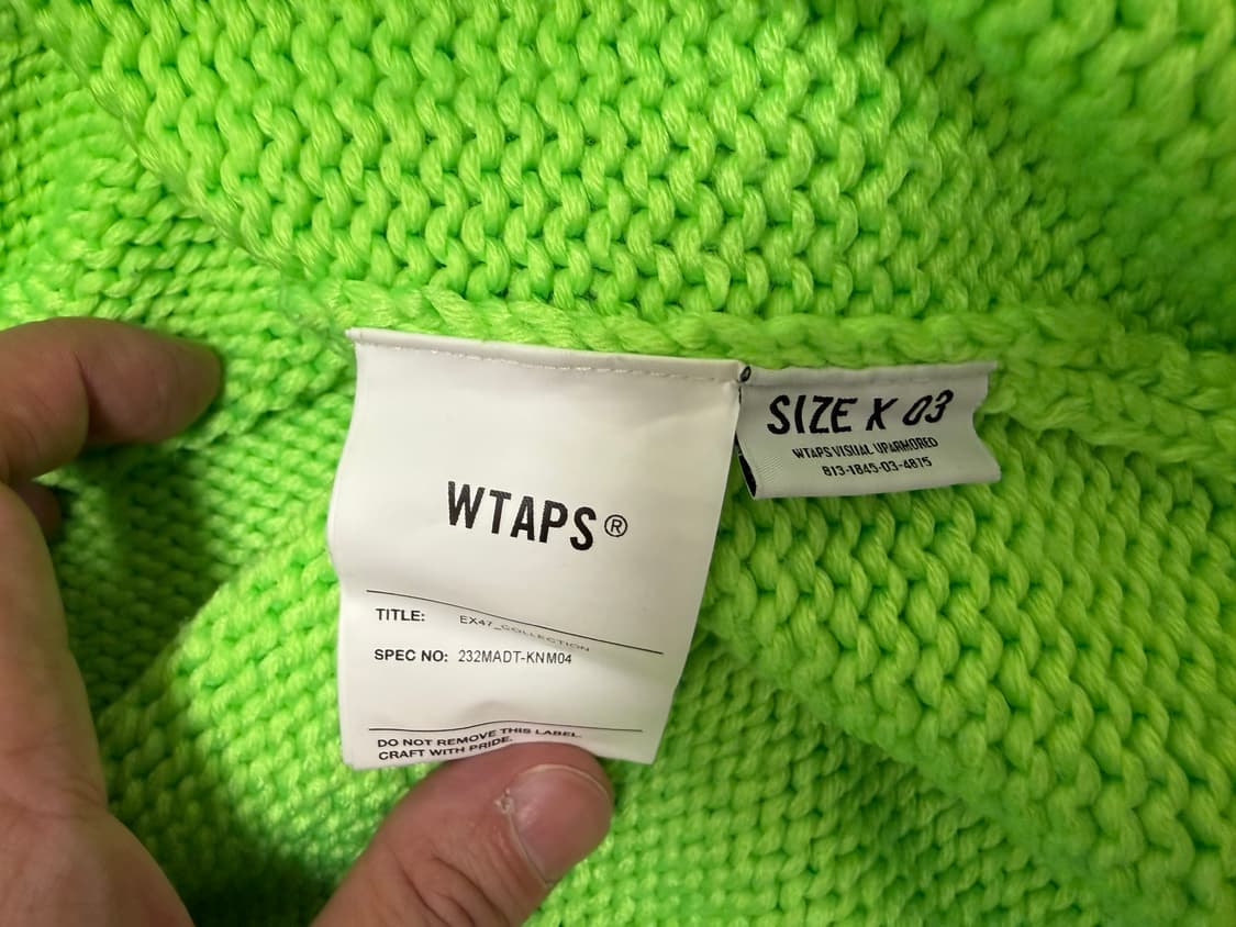 WTAPS 더블탭스 BACK LOGO 스웨터 상품이미지6