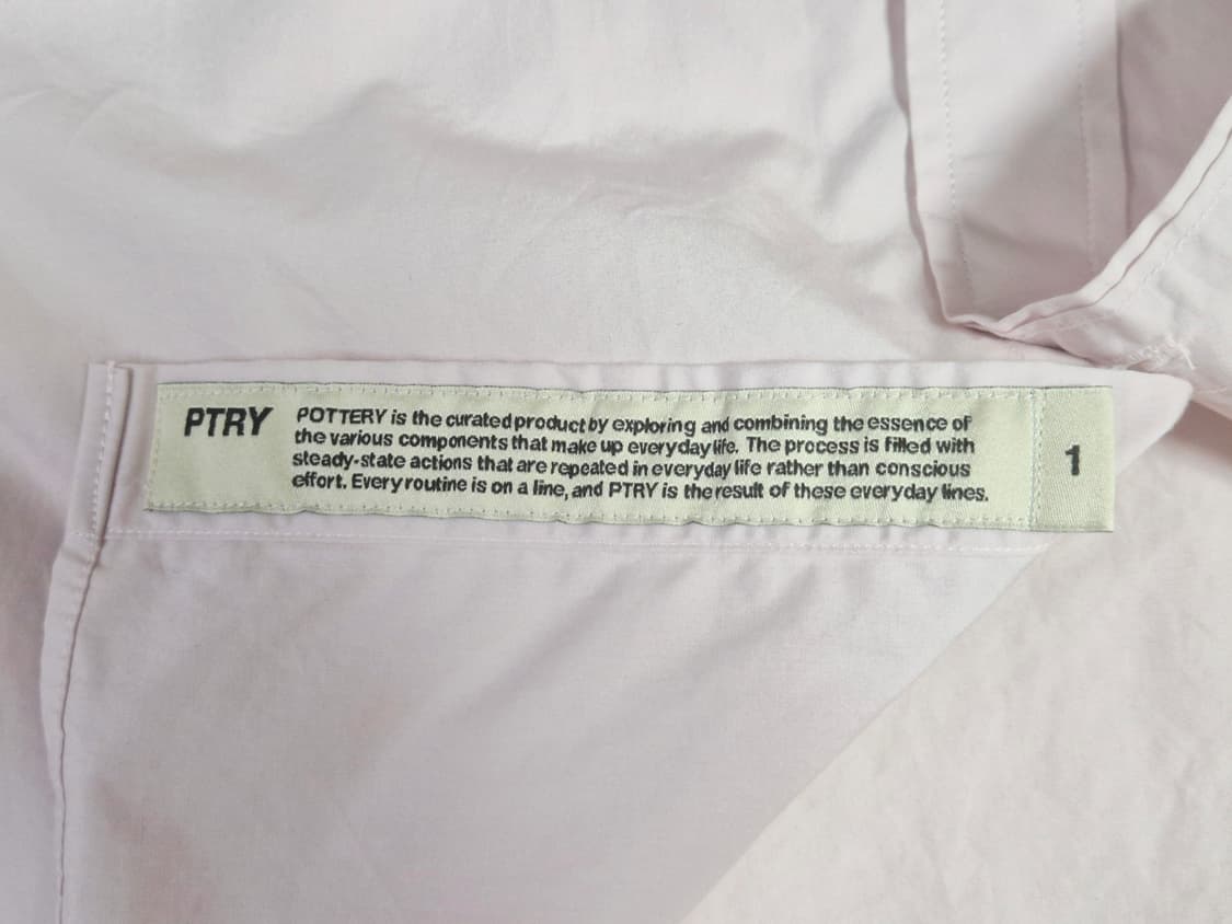 포터리 컴포트 셔츠 핑크(1) 상품이미지2