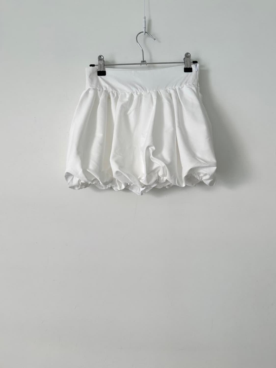 Ballon mini skirt / white 상품이미지6