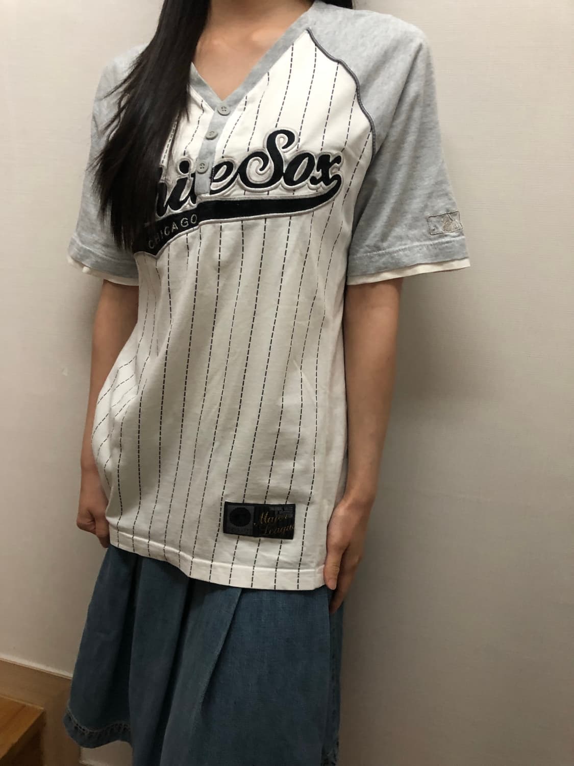 빈티지 mlb 화이트 티셔츠 상품이미지7