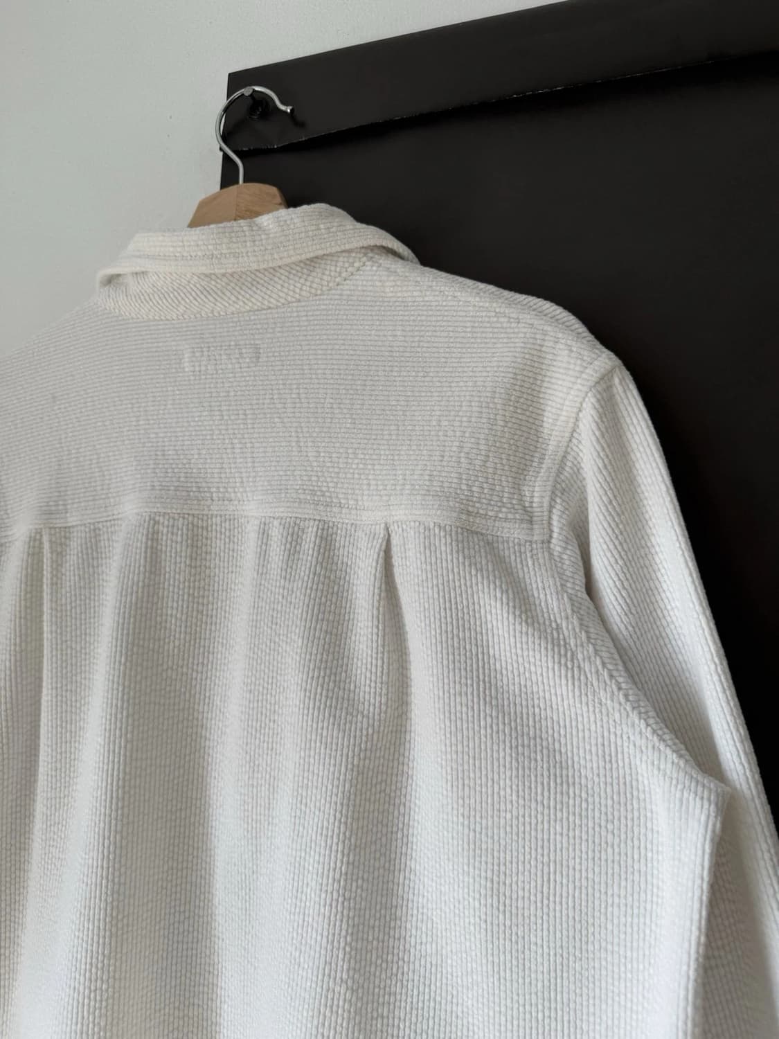 ERL 이알엘 코듀로이 코튼 오버사이즈 버튼 업 셔츠 아이보리 화이트 상품이미지8