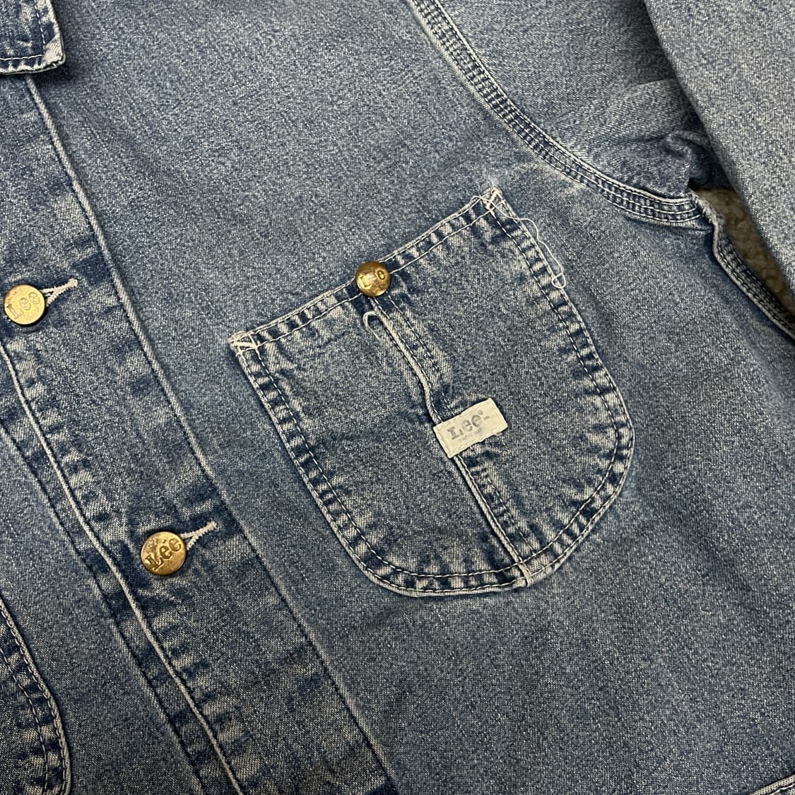 [L] 90s Lee 리 워크 초어 코트 데님자켓 상품이미지3