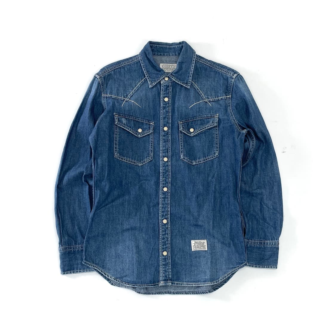STOOGE & Co western denim shirt 웨스턴 셔츠 상품이미지1