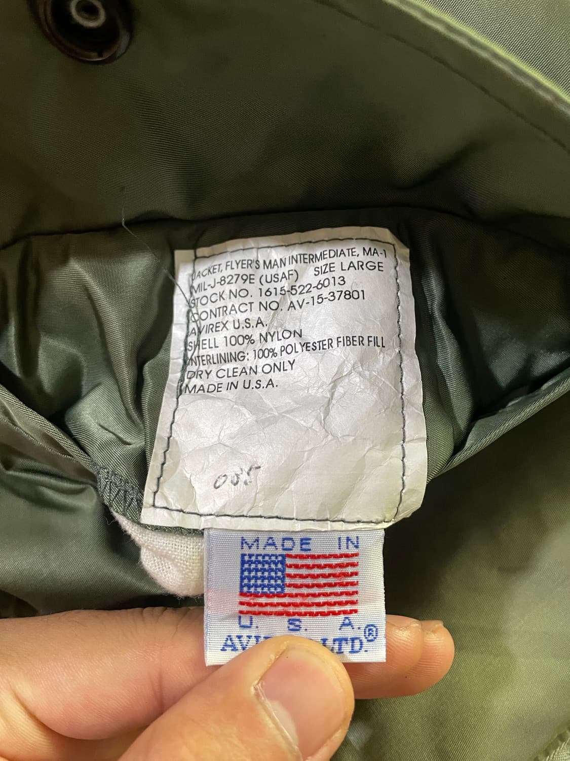 USA Vintage Avirex Ma-1 상품이미지6