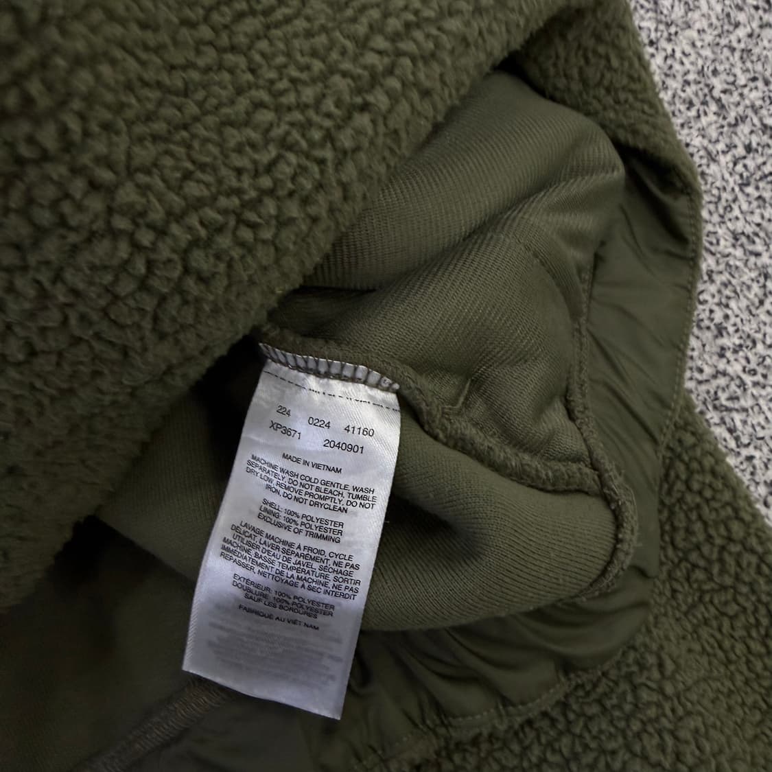 L 컬럼비아 반집업 후리스 플리스 0127H1 상품이미지4