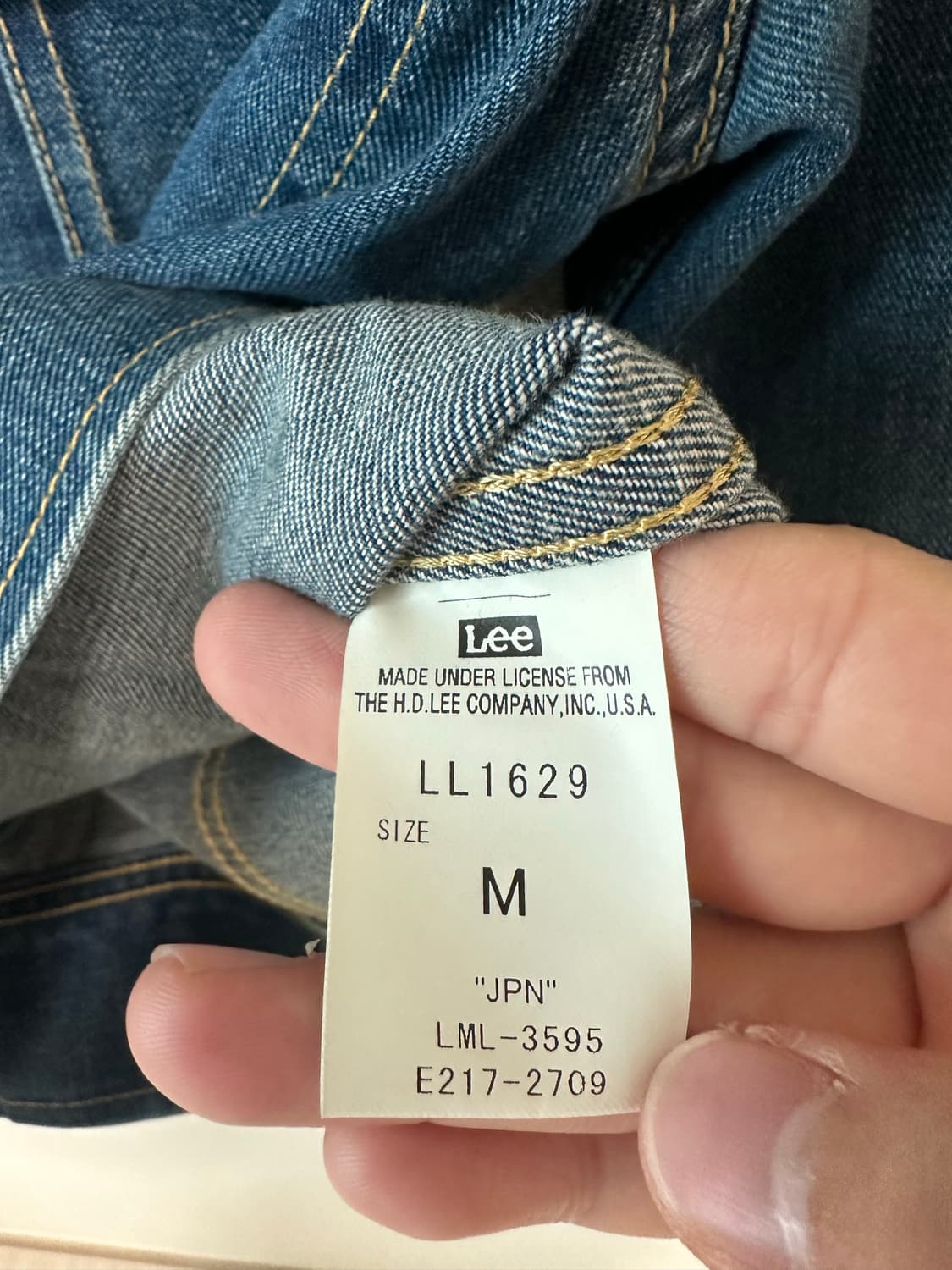 Lee 데님 트러커 자켓 (JP) 상품이미지6